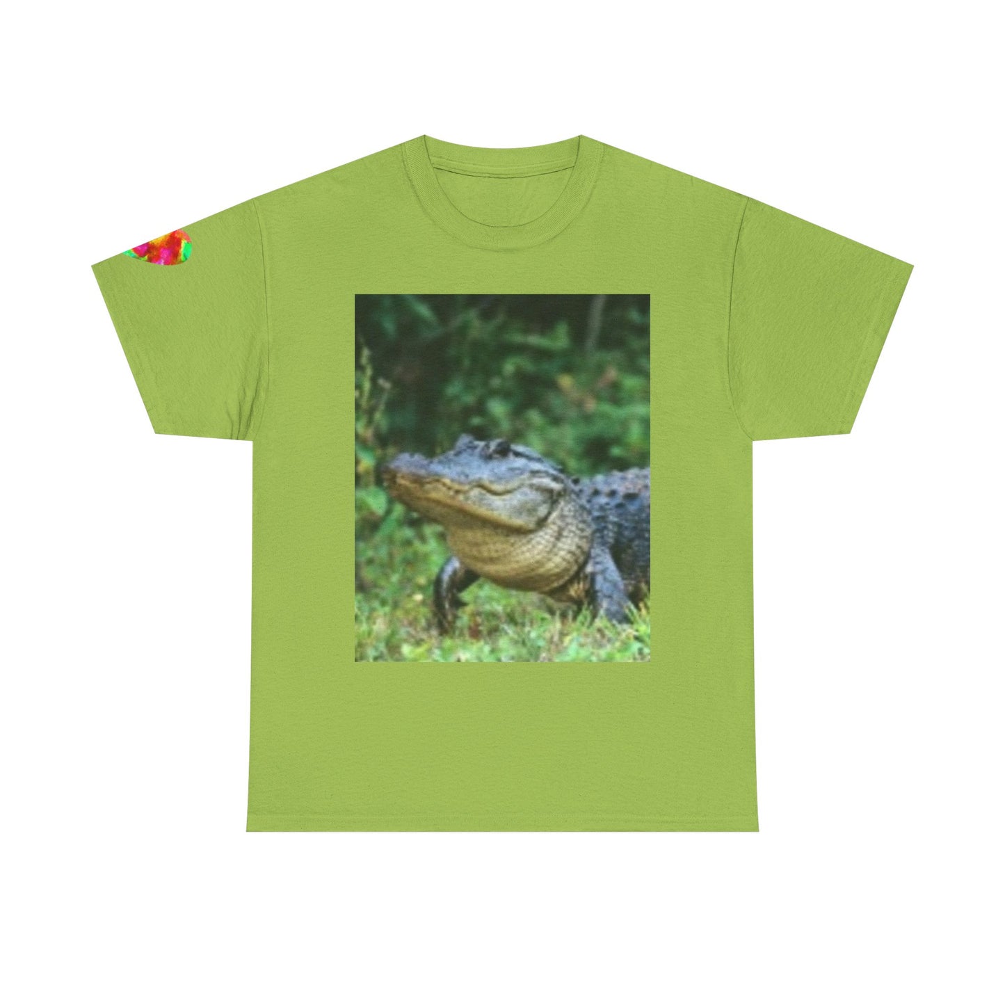 Alligator & Wilderness & Heart T-shirt Hunters Hikers Traveling Camping