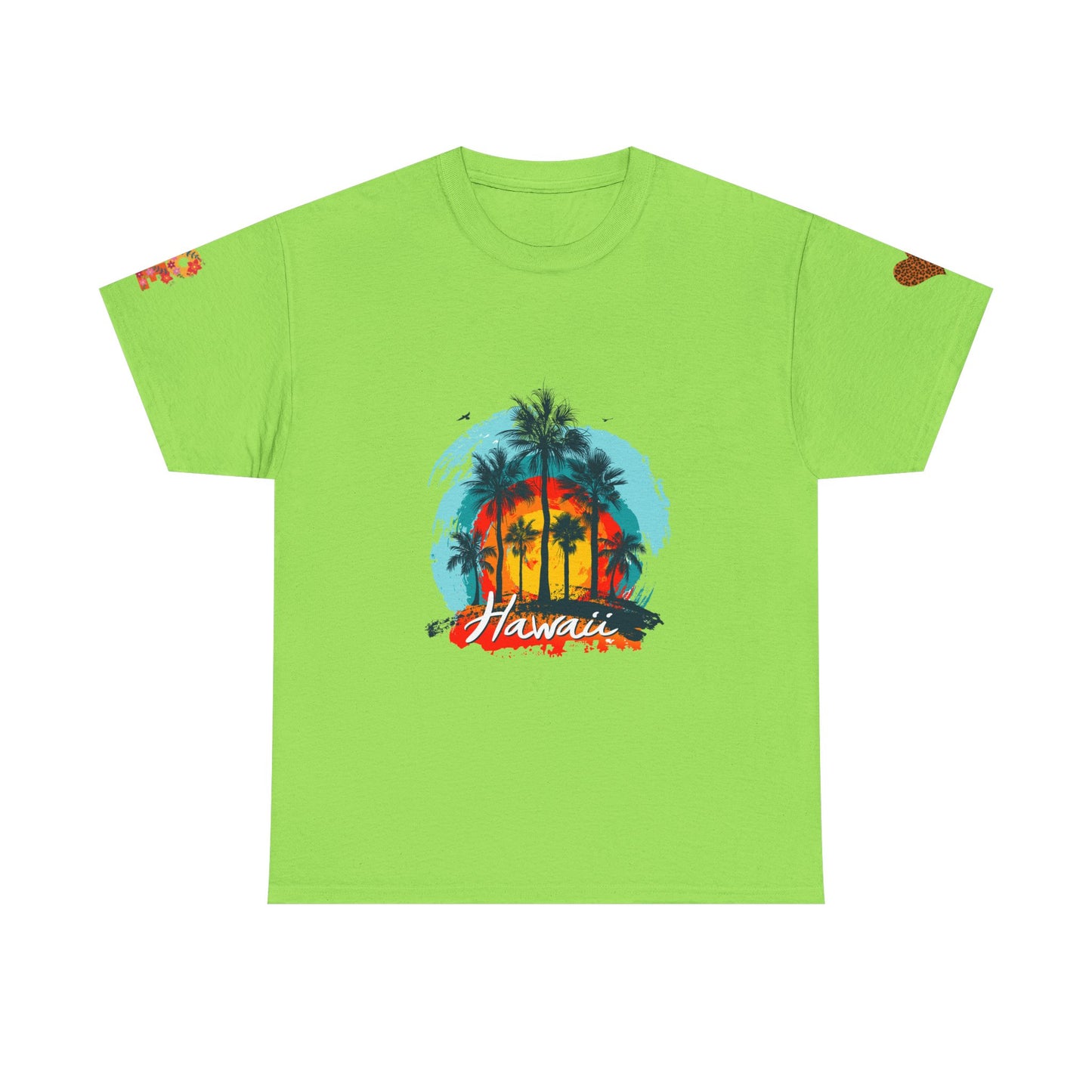 Hawaiian Sunset T-shirt- Tropical Vibes