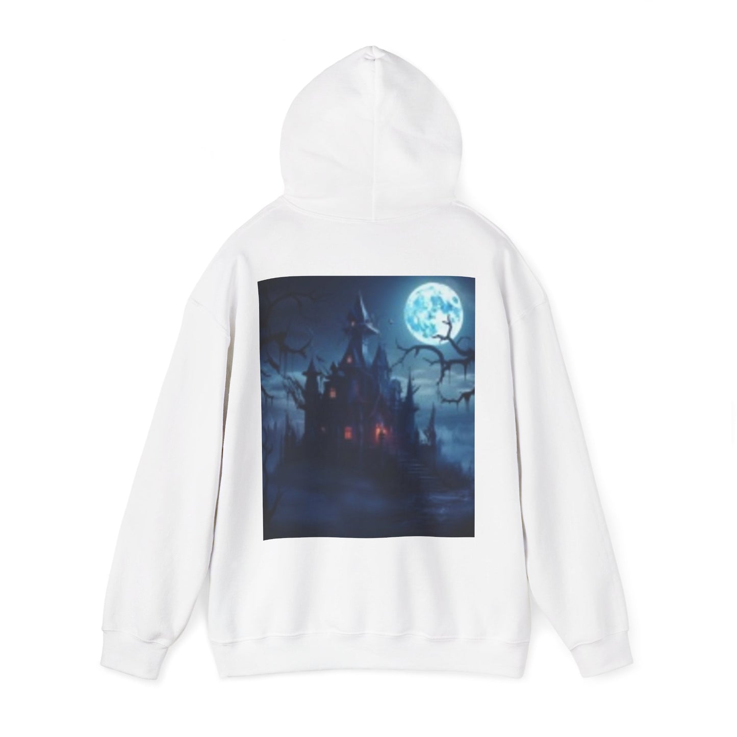 Haunted House & Eye Unisex Heavy Blend Hooded Sweatshirt