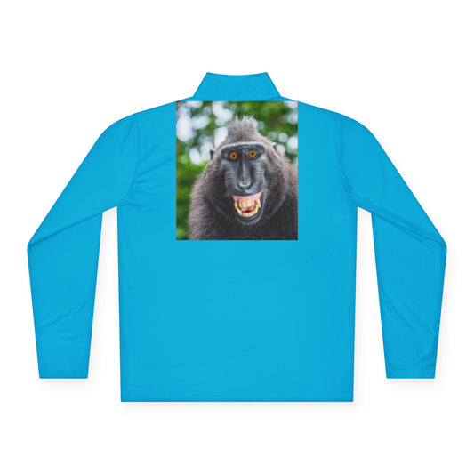 Pull à fermeture éclair quart de tour Singe souriant