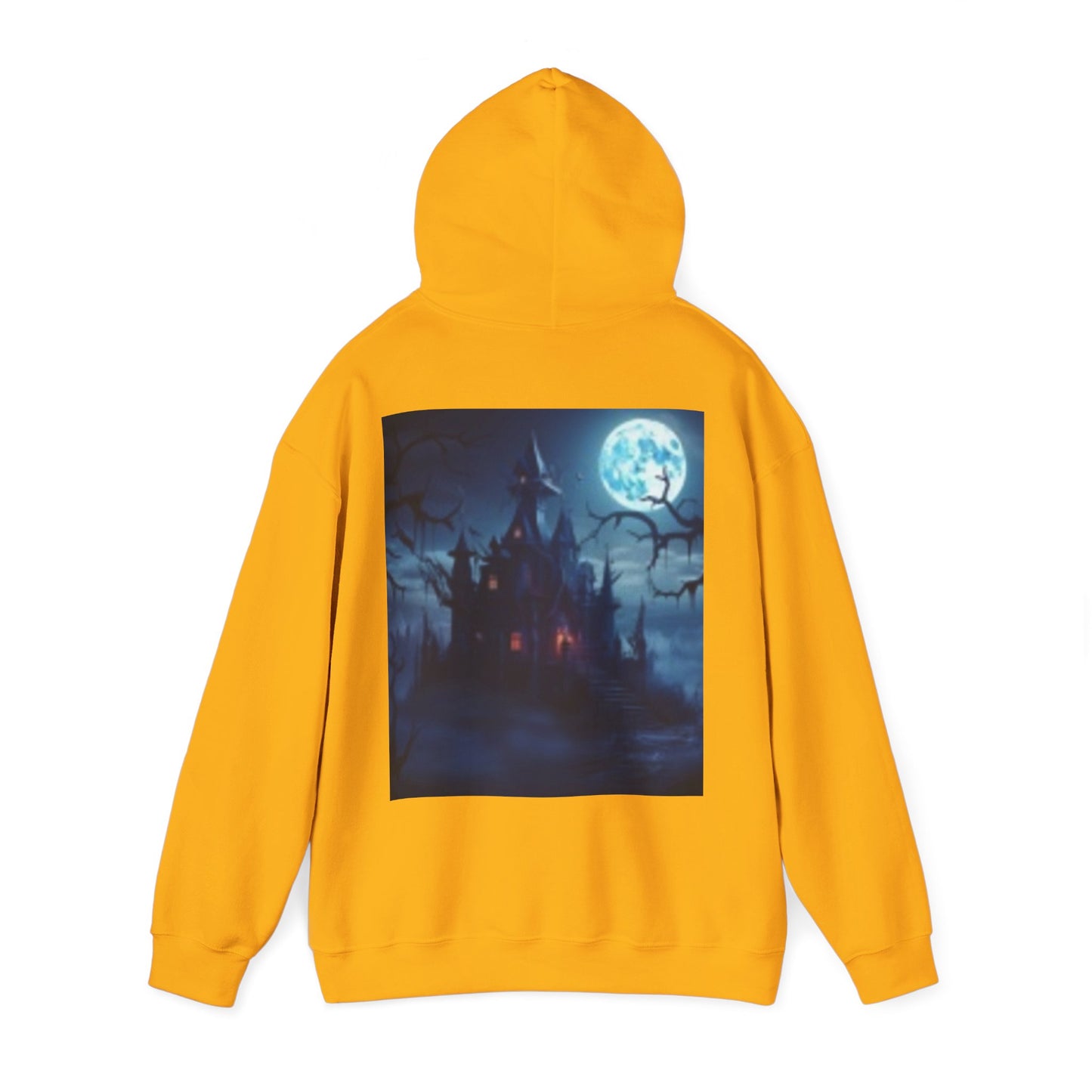 Haunted House & Eye Unisex Heavy Blend Hooded Sweatshirt