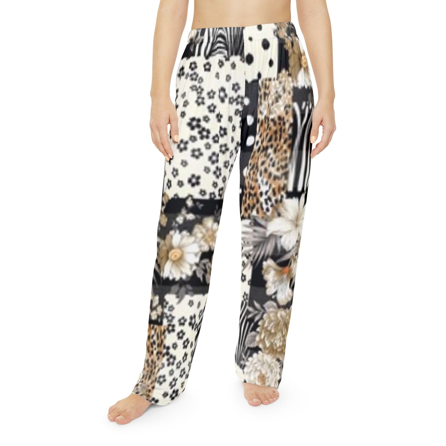 Floral & Animal Print Women's Pajama Pants - Comfortable Lounge Wear