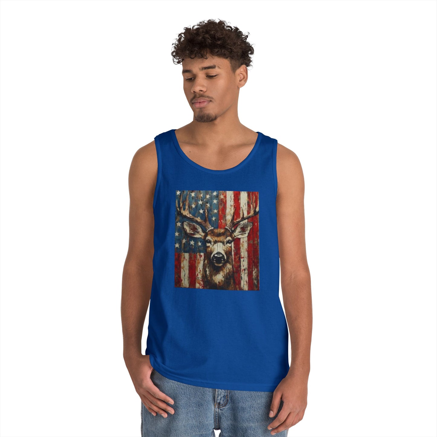 Patriotic Wildlife Tank Top, Americana Unisex Shirt, Fourth of July Apparel, Vintage Deer and Eagle Design, Summer Casual Wear, Gifts [...]