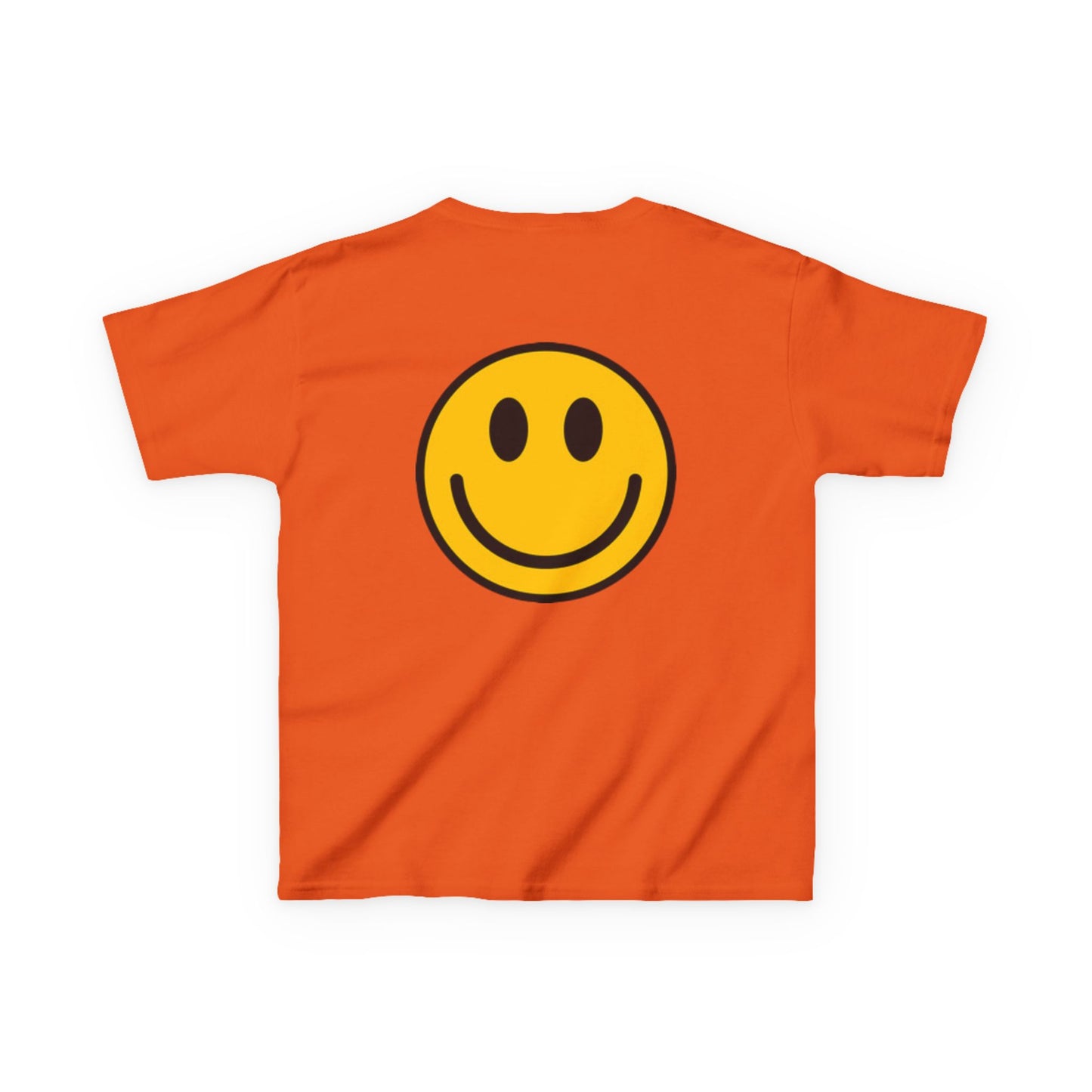 Colorful Fun Kids & Happy Face Tee - Playful Cotton T-Shirt for Summer Adventures, Birthday Gifts, Family Gatherings, Everyday Wear, Back-to-School