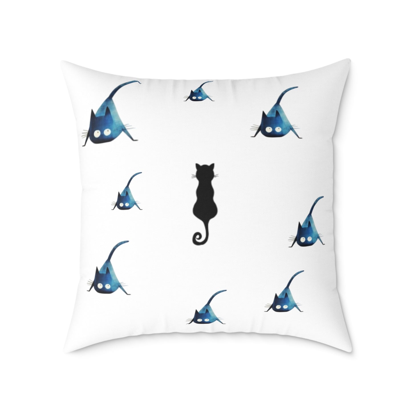 Whimsical Black Cats Pillow Home Decor So Fabulous~!