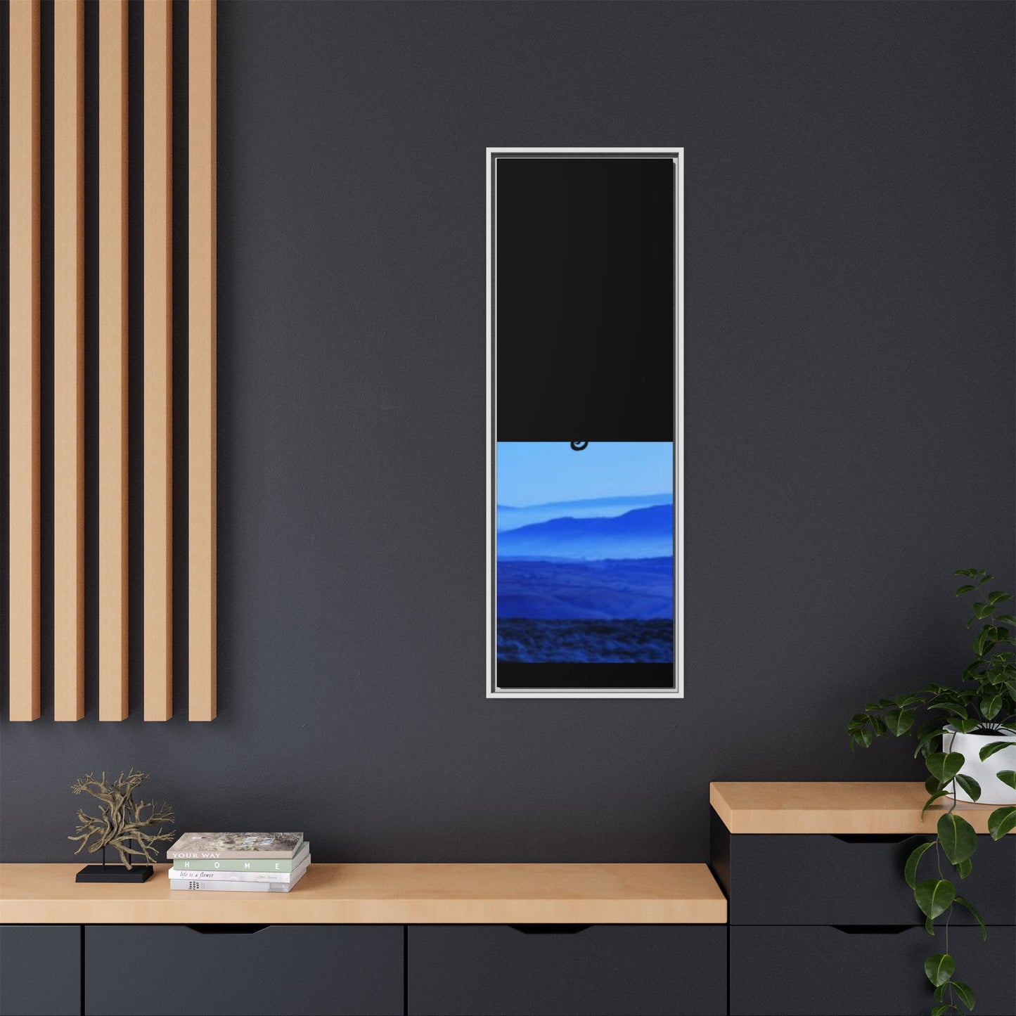 Framed Cat Silhouette Art Print, Wall Decor, Cat Lover Gift, Home Office Art, Pet Memorial