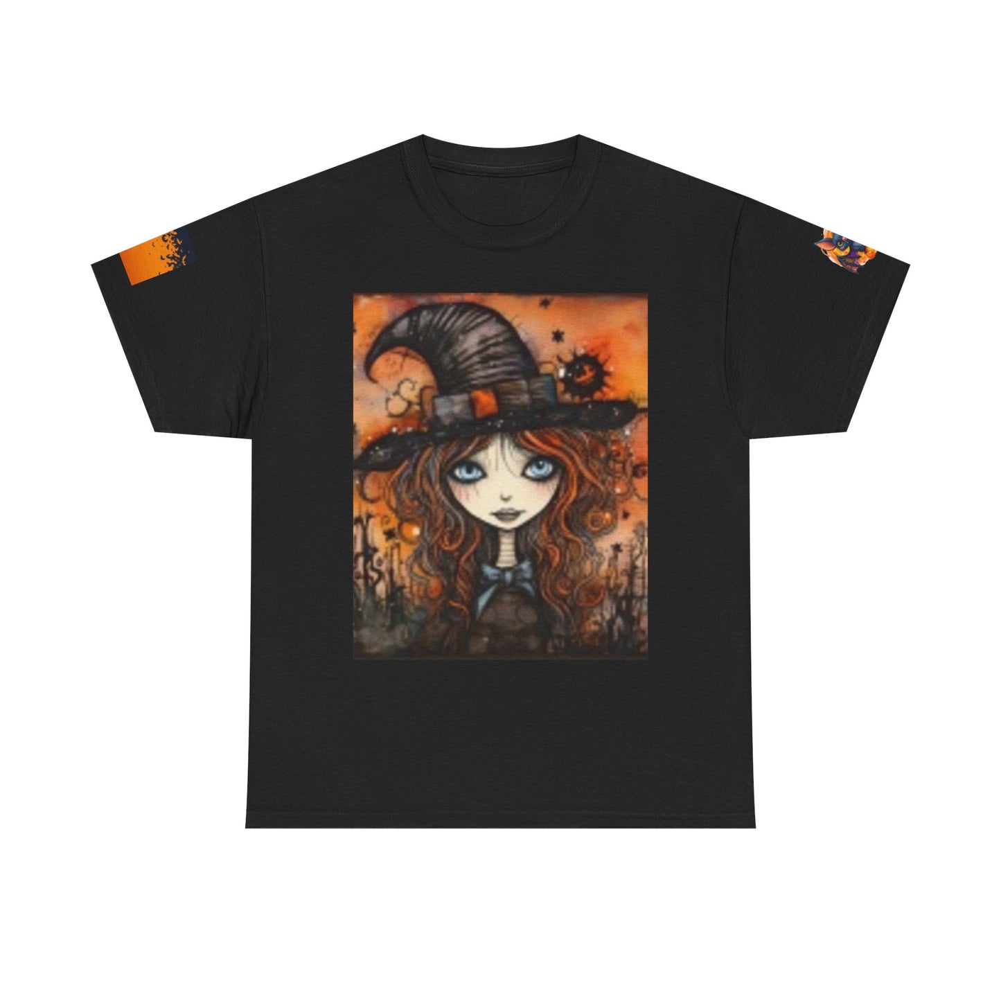Witch Unisex Heavy Cotton T-shirt Halloween