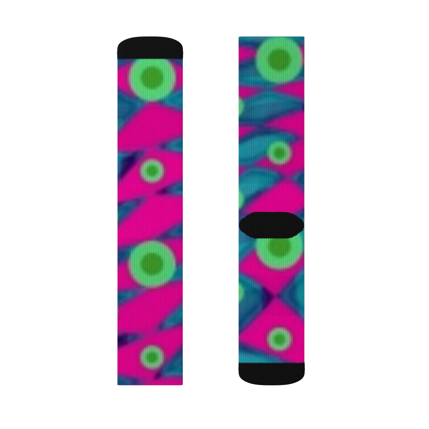 Vibrant Patterned Socks, Colorful Cool Socks for Everyday Wear, Unique Gift Ideas for Birthdays & Holidays, Sublimation Socks