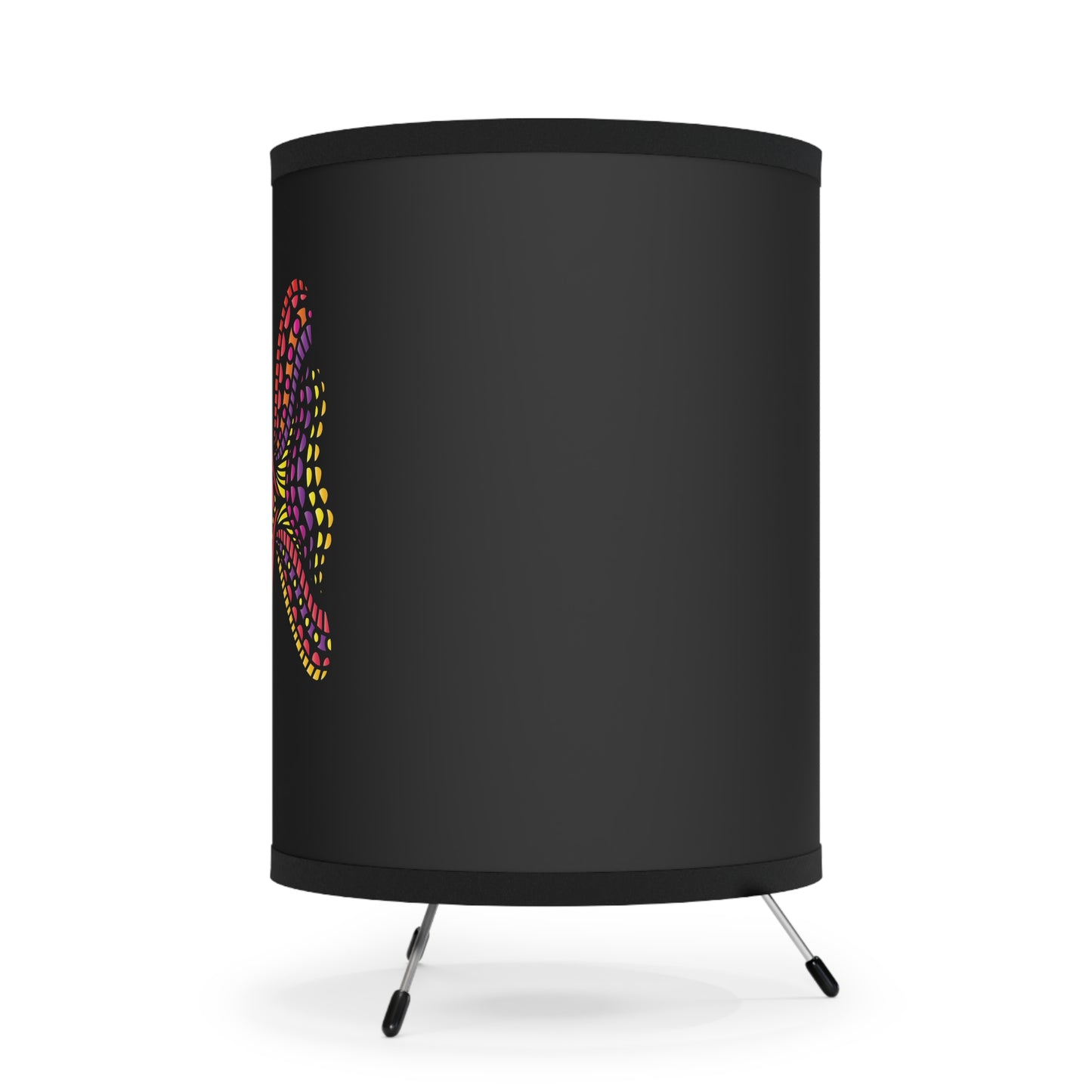 Tripod Lamp with High-Res Printed Shade, US\CA plug