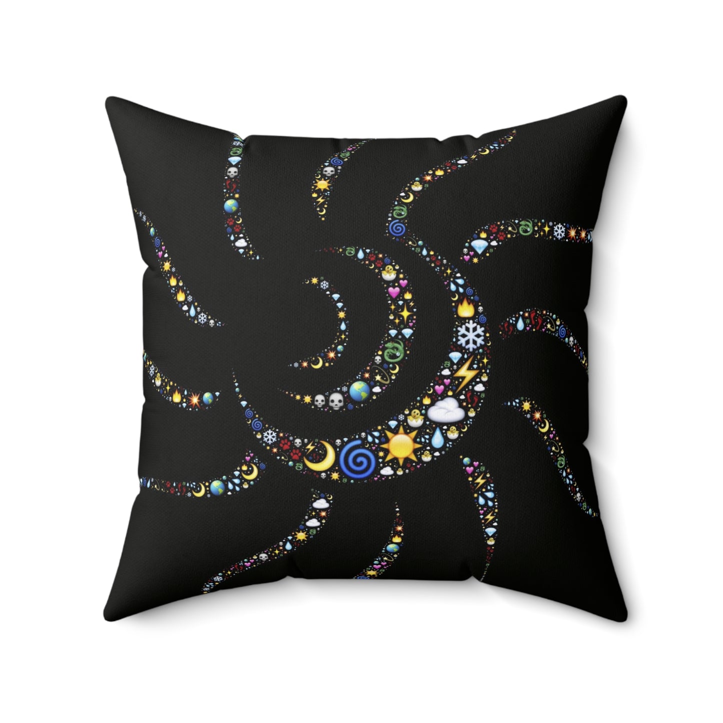 Square Pillow Sparkling Sun