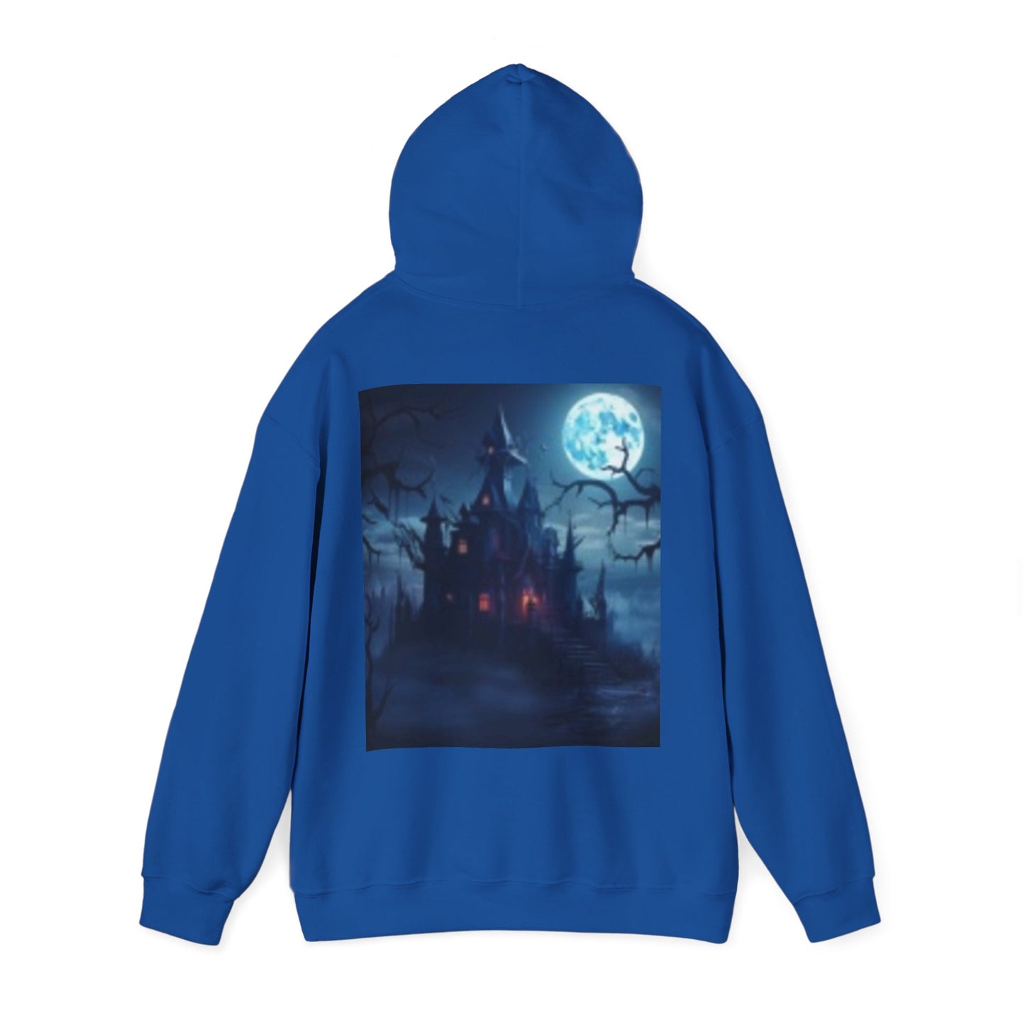 Haunted House & Eye Unisex Heavy Blend Hooded Sweatshirt