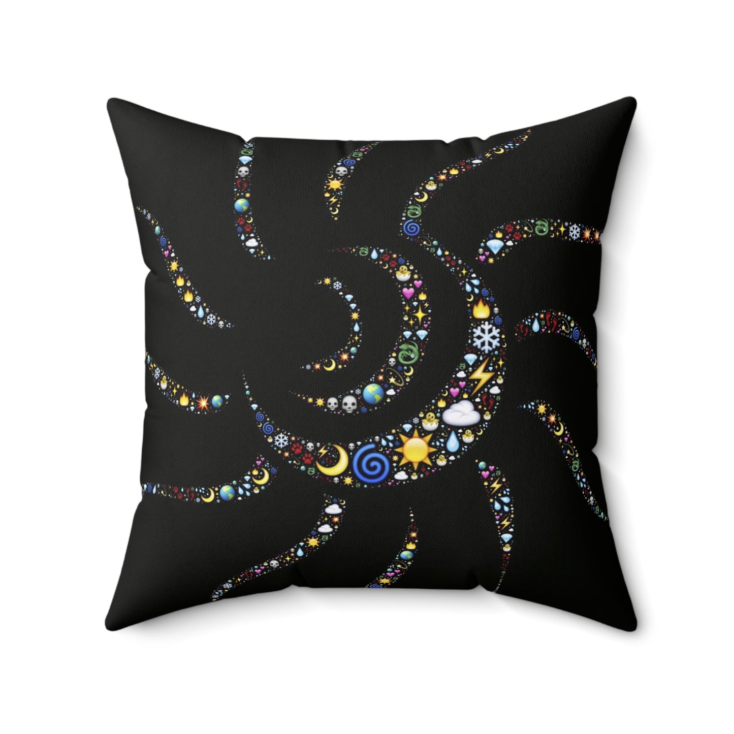 Square Pillow Sparkling Sun