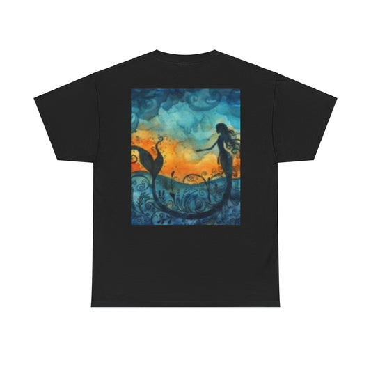 T-shirt Sirène dans l'océan 