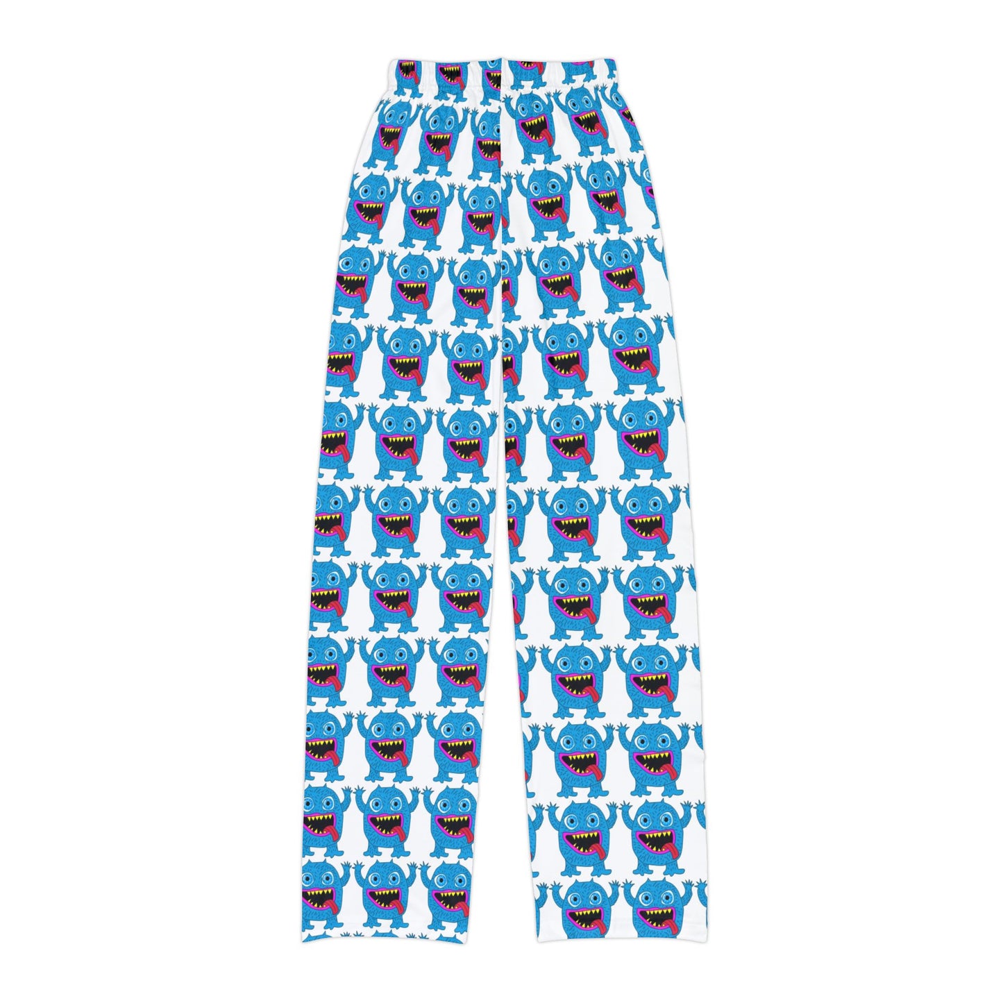 Kids' Fun Blue Monster Lounge Pants, Cute Pajama Pants, Kids Sleepwear, Everyday Comfort, Gifts for Kids