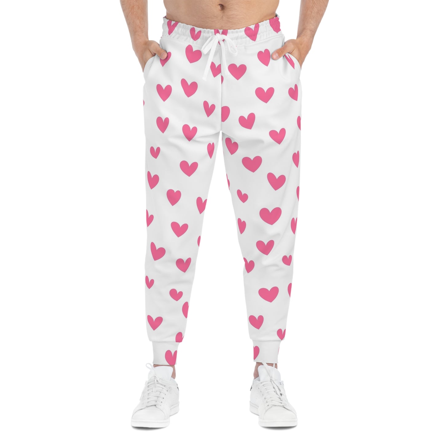 Pantalones deportivos corazones rosas