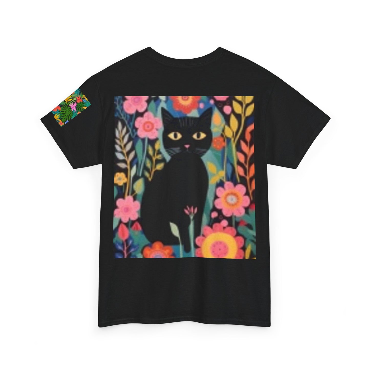 Hand Heart Cat Flowers T-shirt Fabulous Gift!