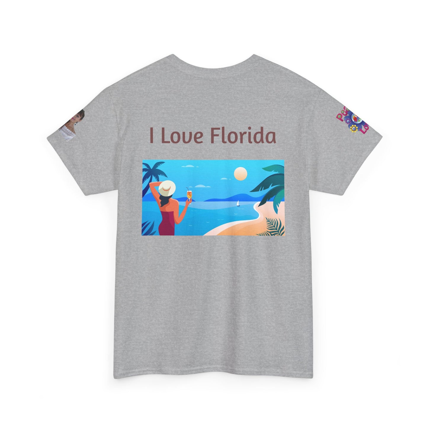 Florida Adventure Unisex Heavy Cotton T-shirt - Perfect for Beach Lovers