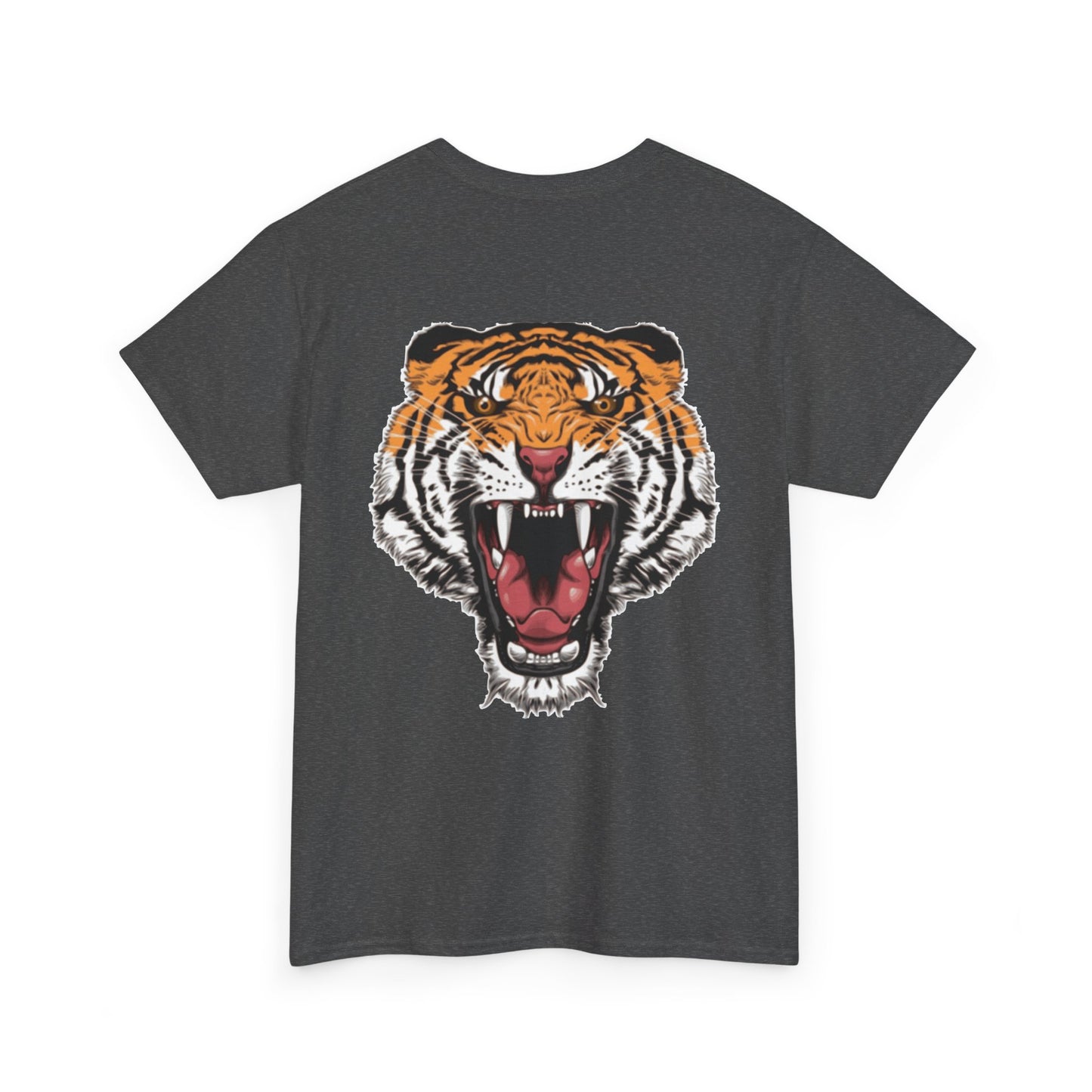 T-shirt Le Japon aime ce mélange lourd à col ras du cou Tigre