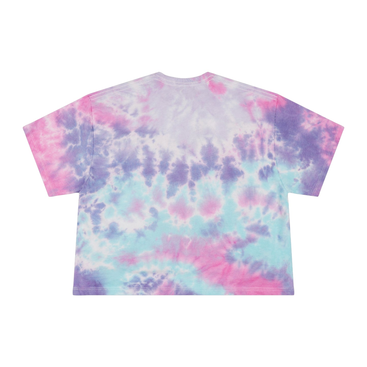 T-shirt court tie-dye pour femme SMILE