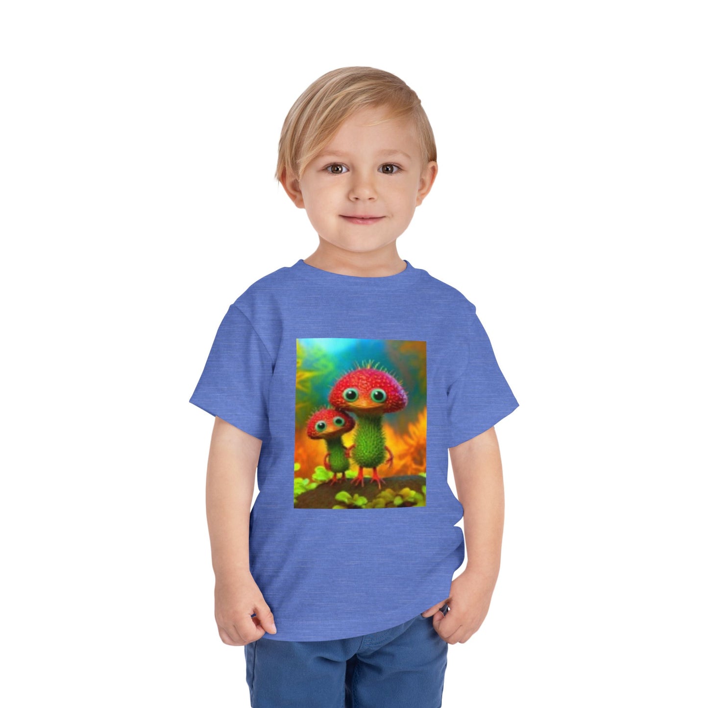 Colorful Toddler Tee, Whimsical Kids T-Shirt, Fun Graphic Short Sleeve, Playful Childrens Wear, Gift for Little Ones, Art Inspired Apparel