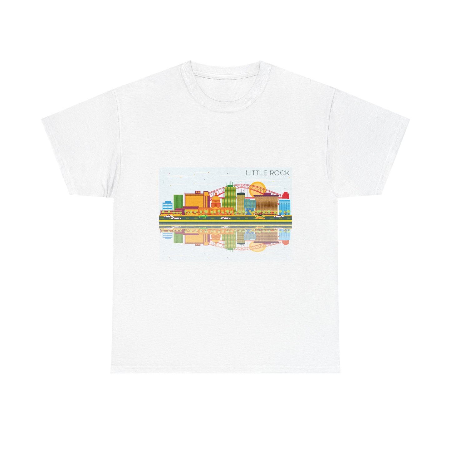 Little Rock Arkansas T-shirt - City Skyline Design