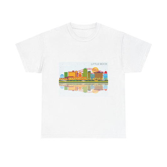 Little Rock Arkansas T-shirt - City Skyline Design