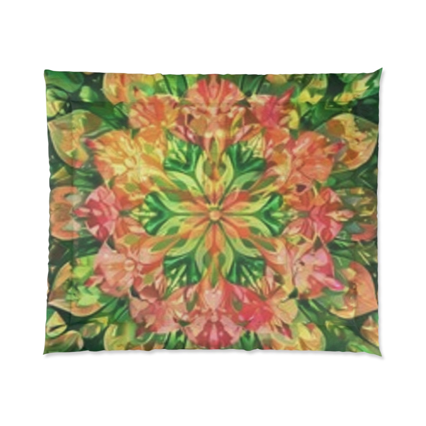 Vibrant Floral Comforter - Cozy Bedding for Nature Lovers, Perfect for Spring Decor, Boho Home, Gift for Gardeners, Bedroom Makeover
