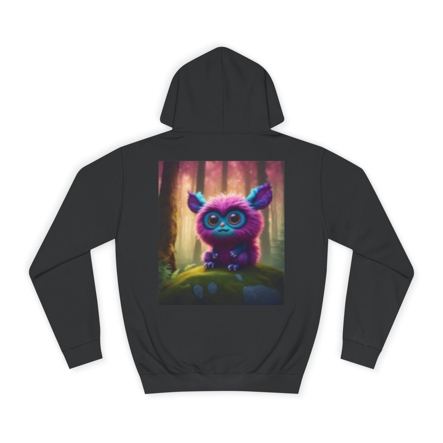 Colorful Unisex College Hoodie with Whimsical Creature Design - Perfect for Students, Gifts, and Casual Wear