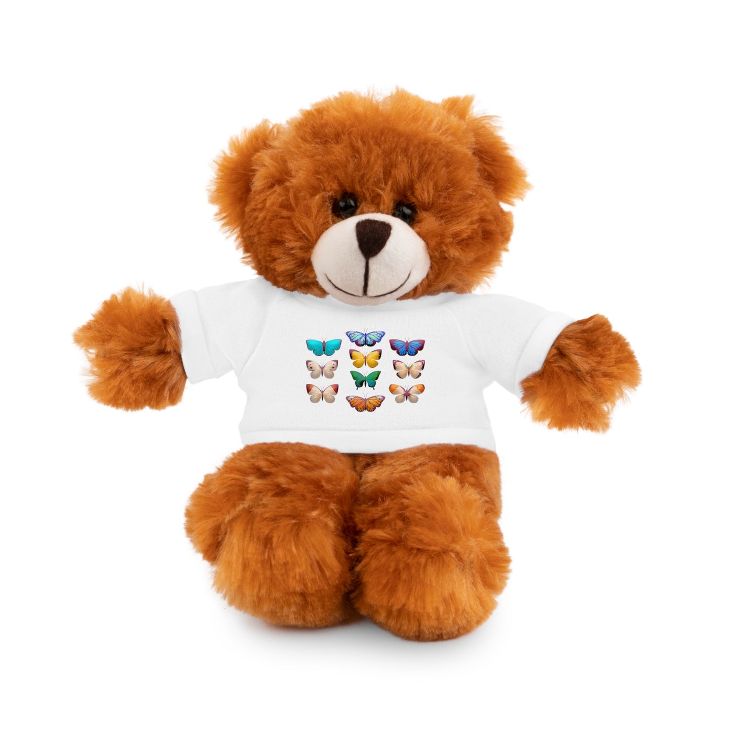 Teddy Bear with T-shirt Butterflies