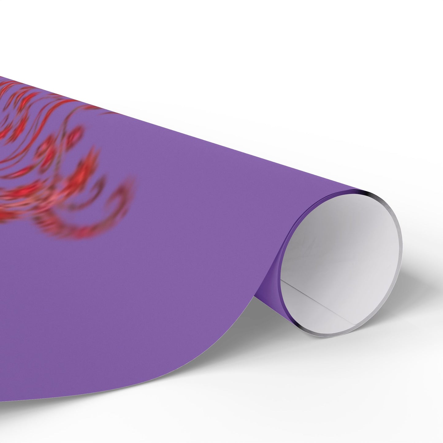 Papier cadeau floral éclatant pour offrir | Motif violet et rouge | Idéal pour toutes les occasions