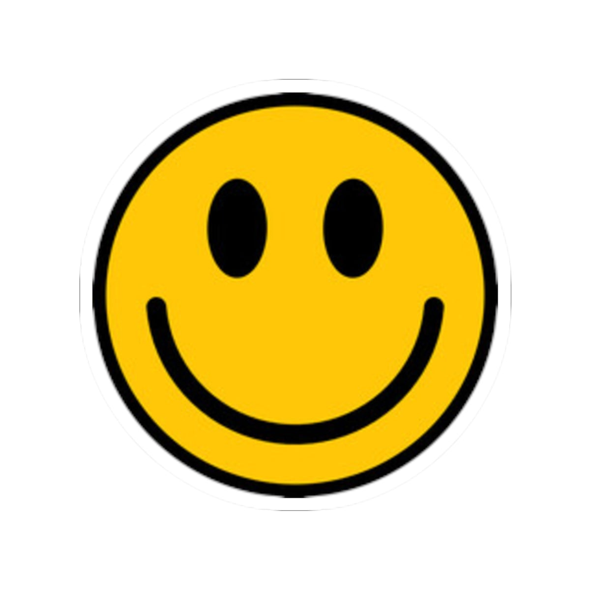 Happy Face Kiss-Cut Stickers | Cheerful Decor, Laptop Stickers, Gift for Friends, Party Favors, Positive Vibes