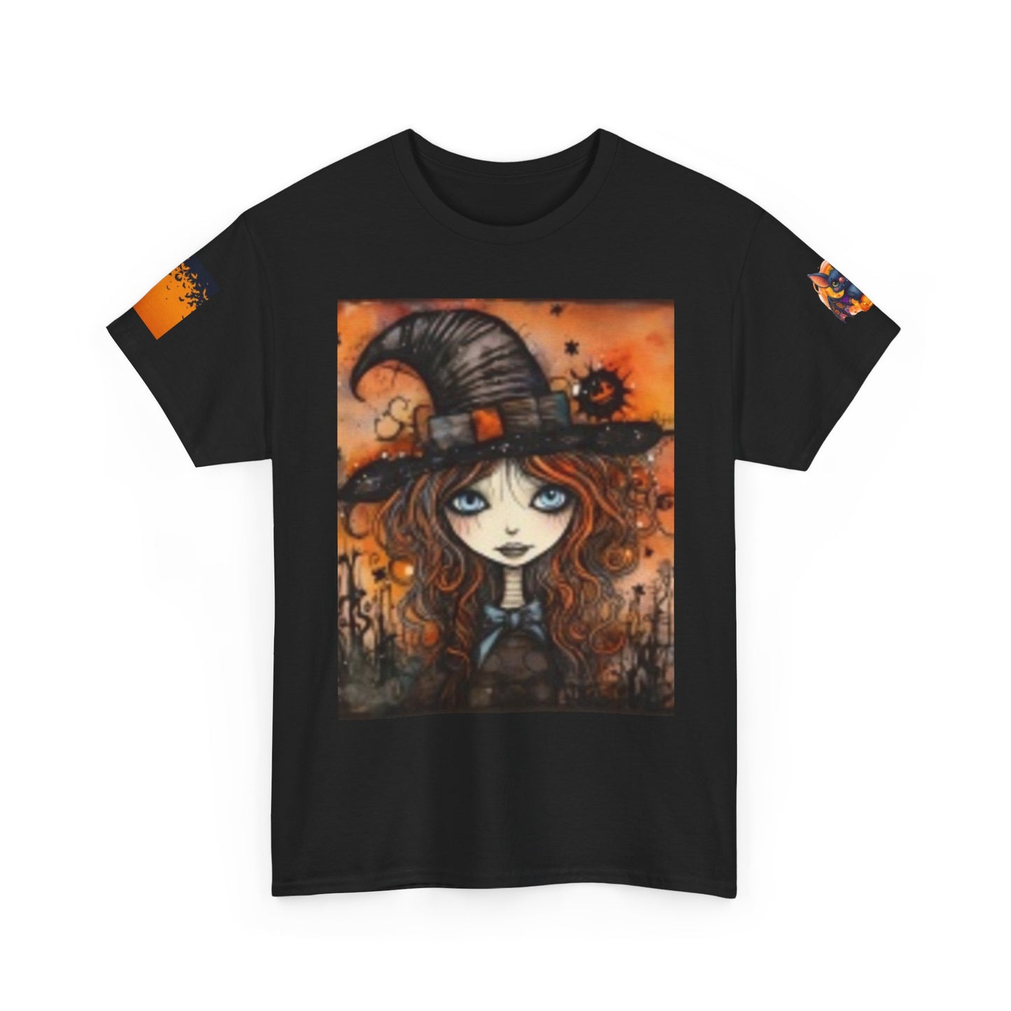 Witch Unisex Heavy Cotton T-shirt Halloween