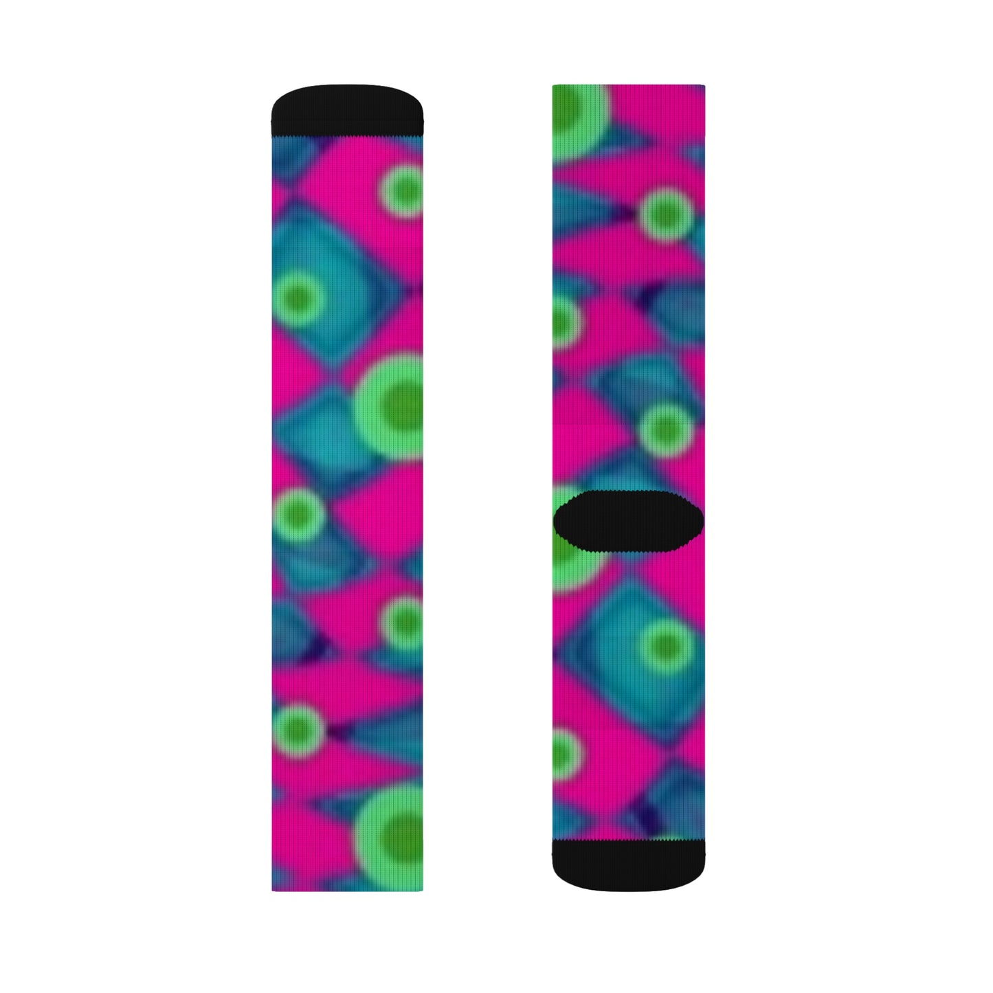 Vibrant Patterned Socks, Colorful Cool Socks for Everyday Wear, Unique Gift Ideas for Birthdays & Holidays, Sublimation Socks