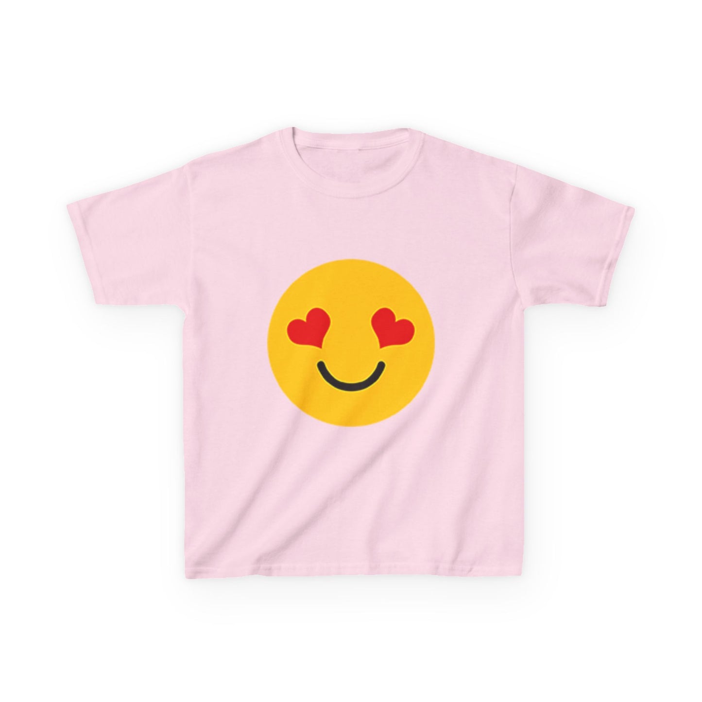 Cute Kids Love Emoji T-shirt, Children's Happy Face Shirt, Perfect for Birthdays, Playdates, Casual Outings, Gift Ideas