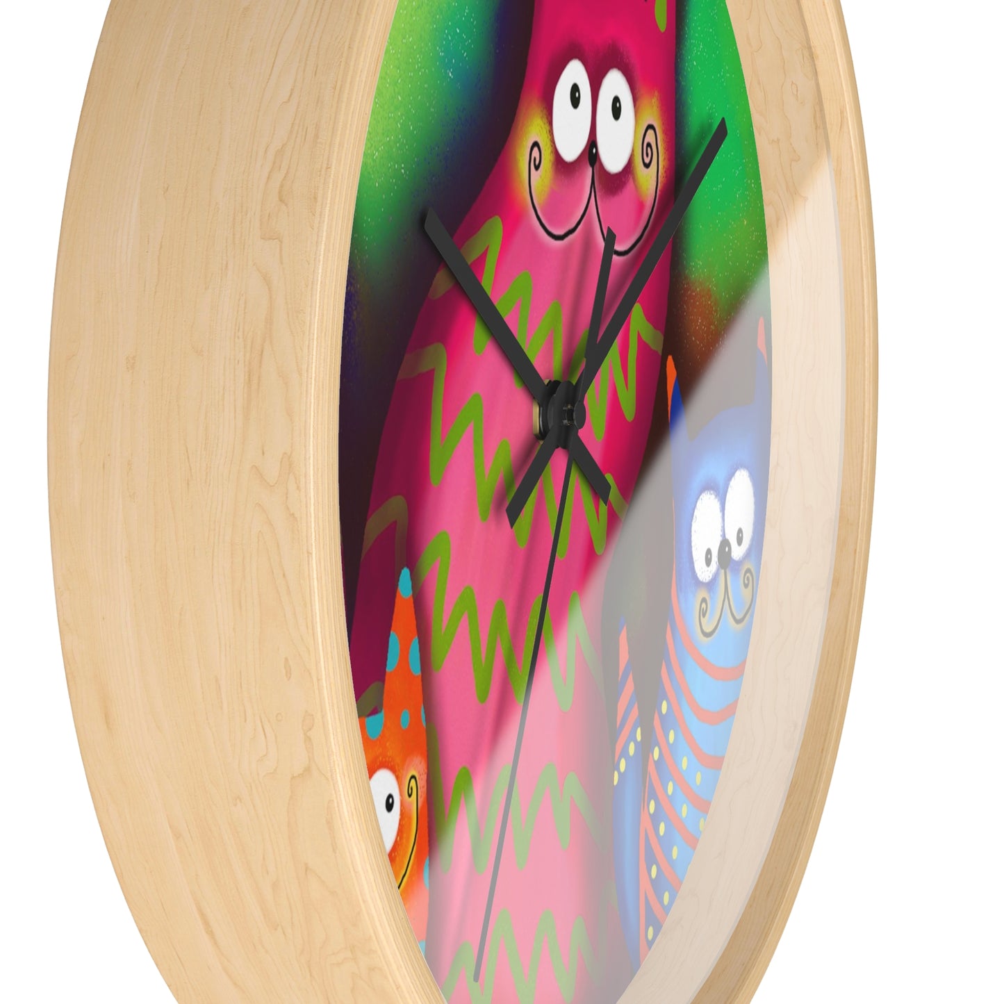 Wall clock Cat Lovers