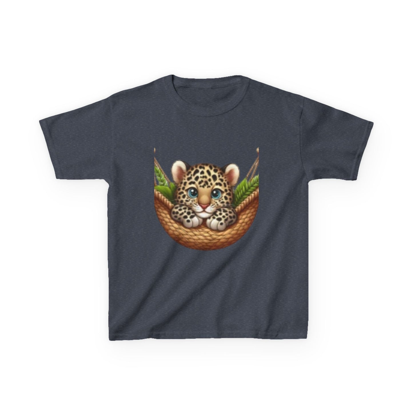 Camiseta infantil de leopardo: divertida y divertida camiseta gráfica para amantes de los animales 