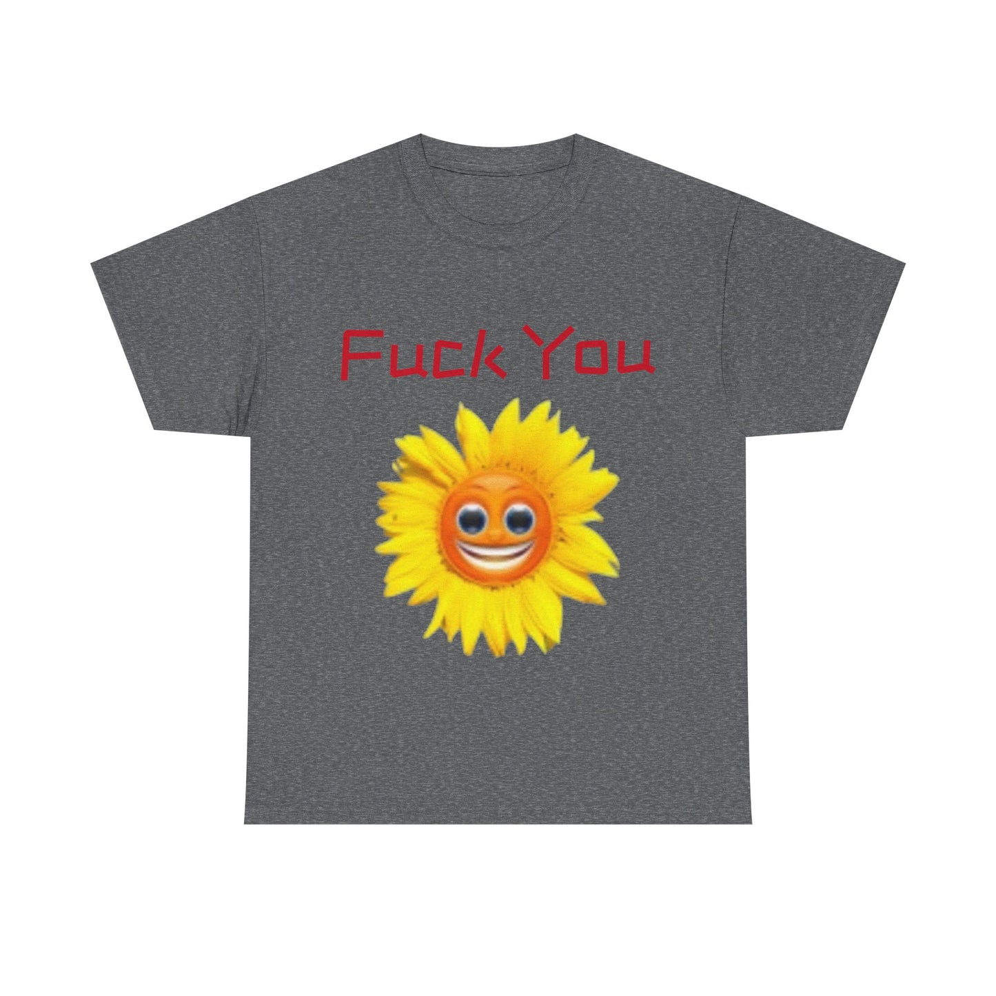Funny Sunflower Graphic Tee, Unisex Cotton T-Shirt, Cute and Sassy Top, Gift for Friends, Humorous Clothing, Casual Wear