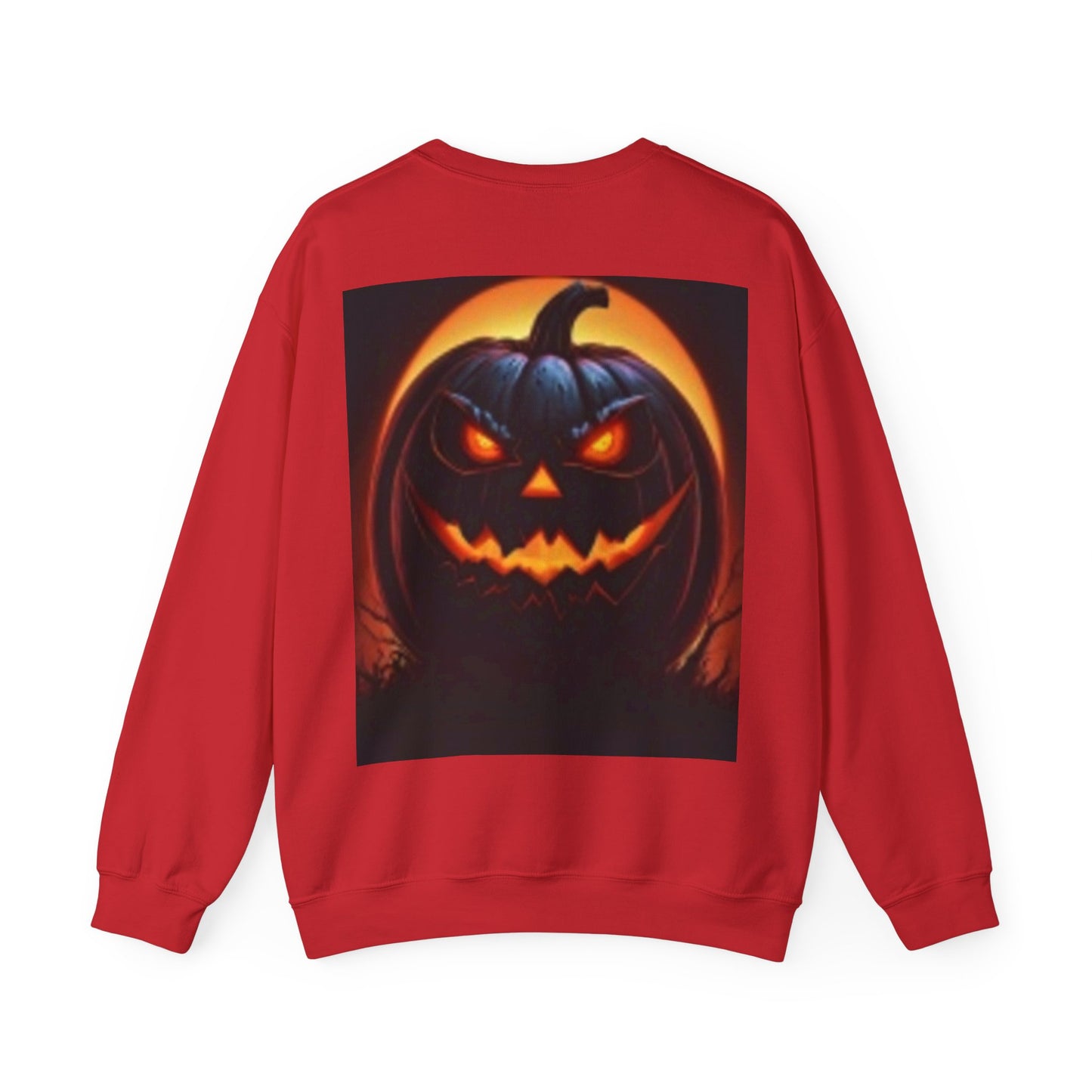 Pumpkin & Spider Unisex Heavy Blend Crewneck Sweatshirt Halloween
