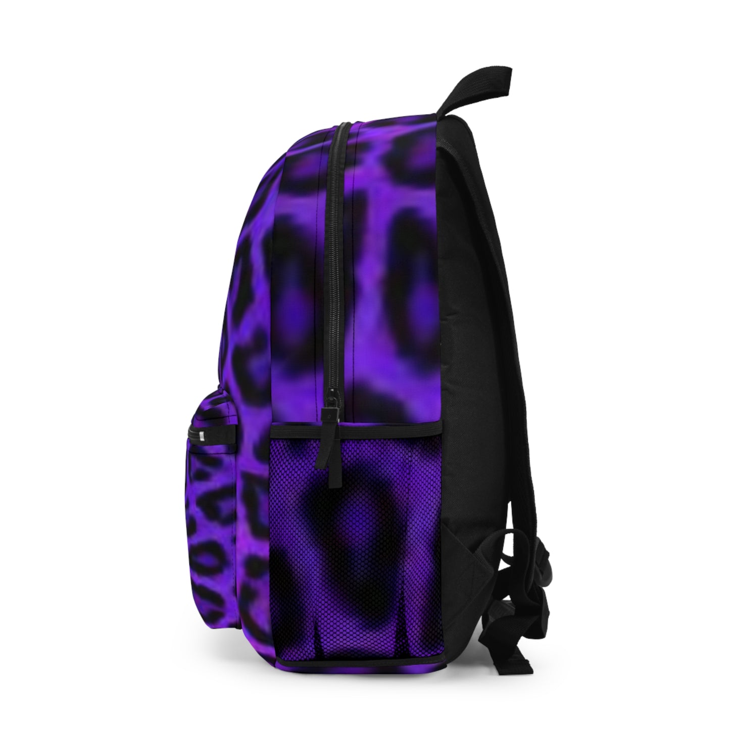Vibrant Leopard Print Backpack with Rose - Stylish & Functional for All Occasions