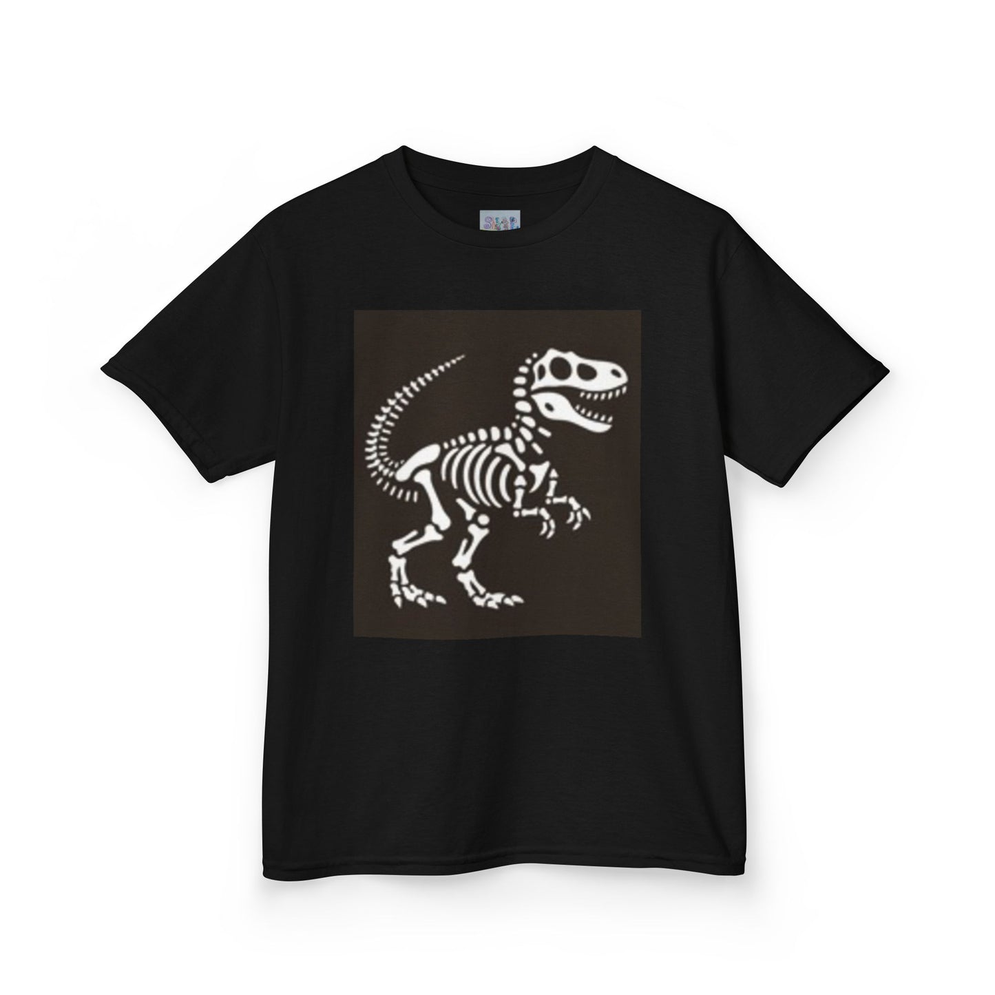 Dinosaur Skeleton Kids T-shirt, Fun Kids T-Shirt, Cute Dino Shirt, Kids Halloween Shirt, Dino-Themed Gift, Youth Skeleton Tee