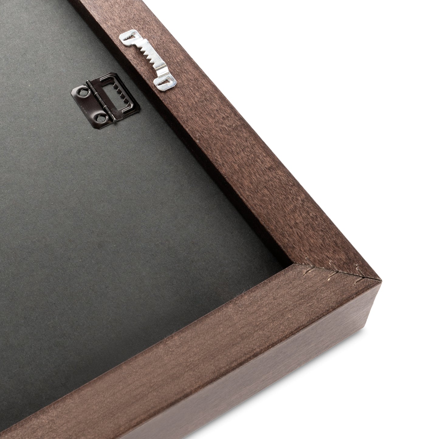 Marco de lona negro horizontal Árbol de Navidad con cuatro conejos