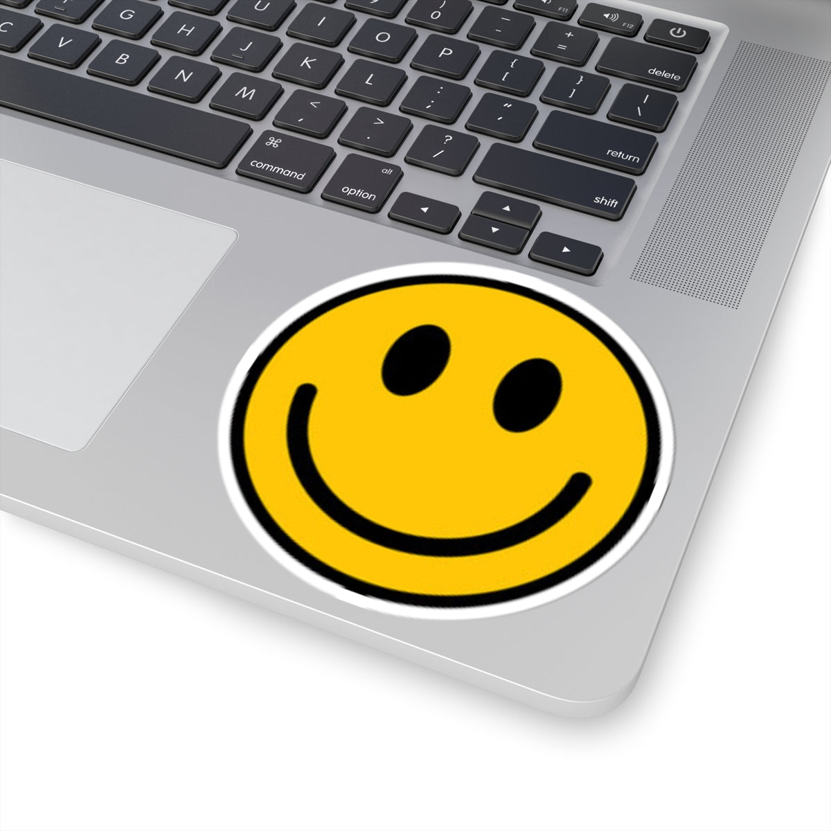 Happy Face Kiss-Cut Stickers | Cheerful Decor, Laptop Stickers, Gift for Friends, Party Favors, Positive Vibes