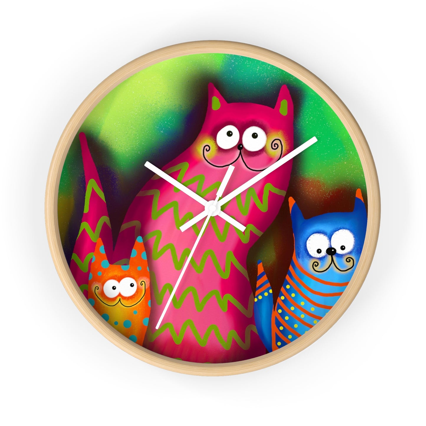 Wall clock Cat Lovers