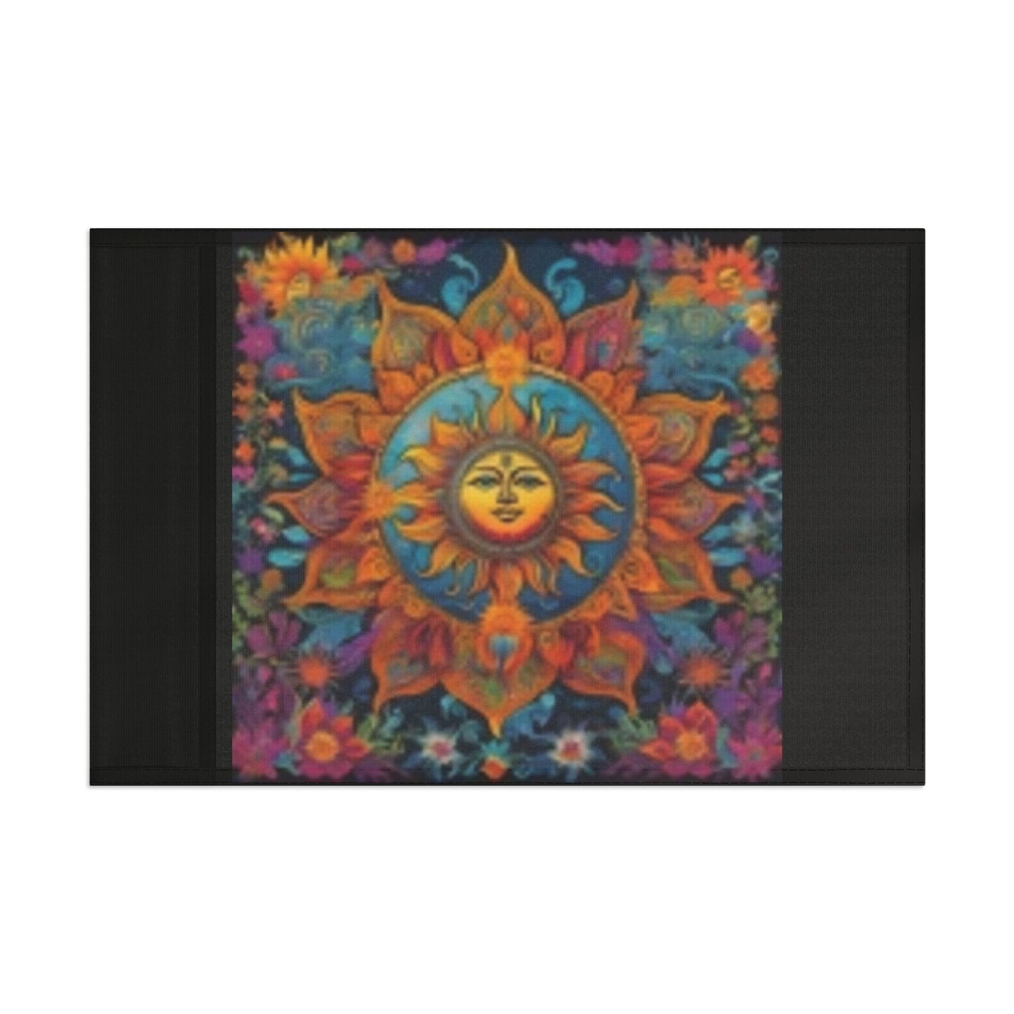 Flag Sun 18"x12" Front & Backyard & Flower Garden