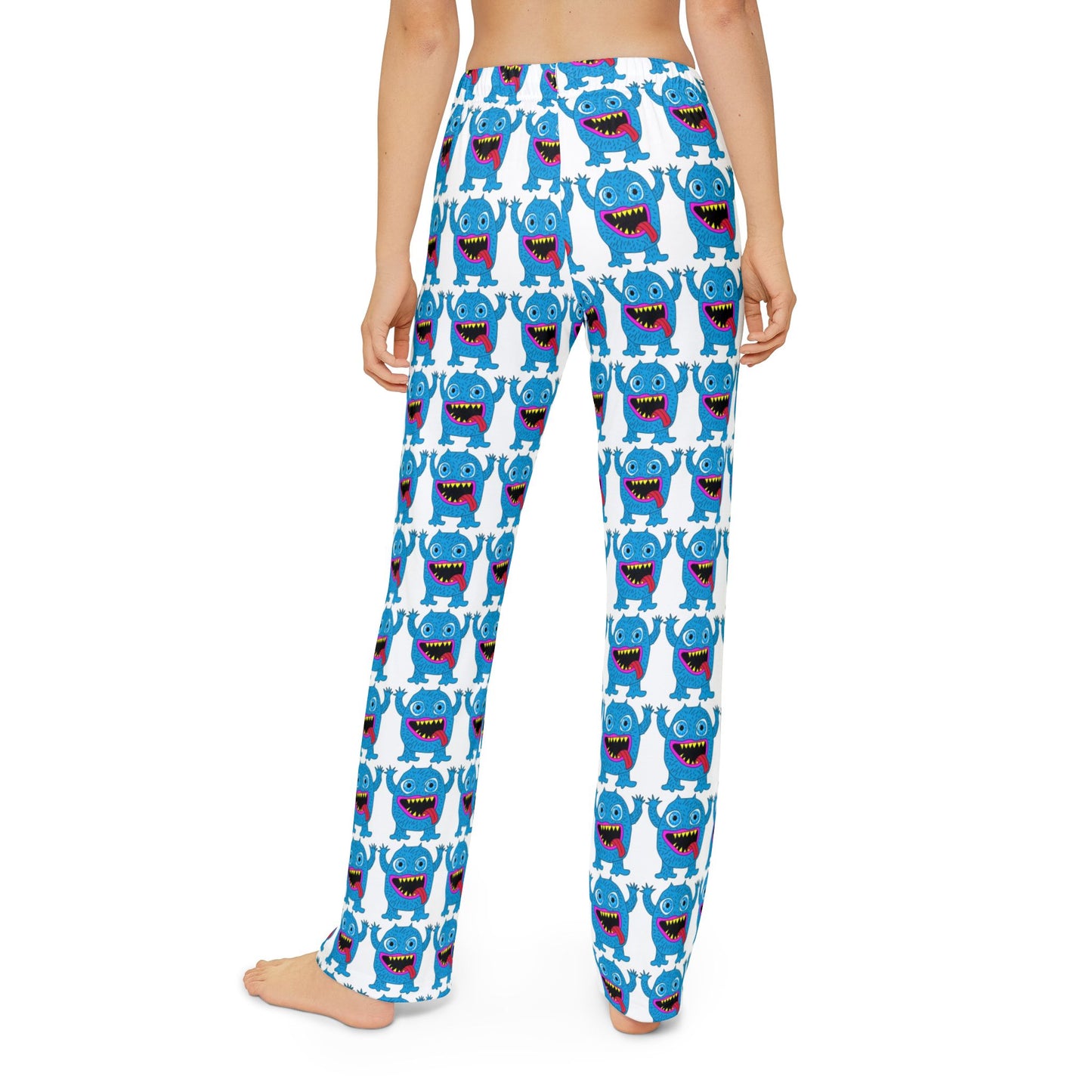 Kids' Fun Blue Monster Lounge Pants, Cute Pajama Pants, Kids Sleepwear, Everyday Comfort, Gifts for Kids