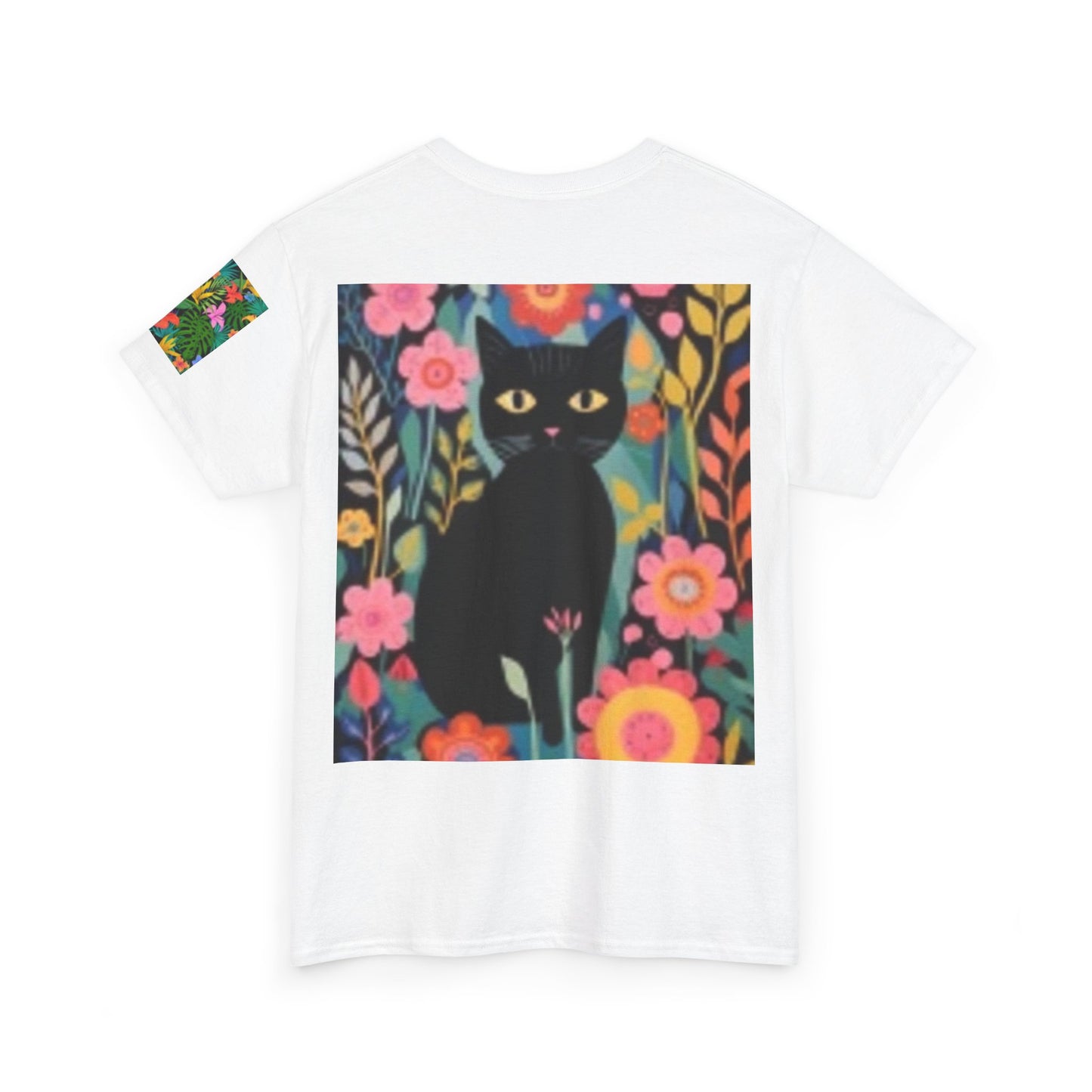 Hand Heart Cat Flowers T-shirt Fabulous Gift!
