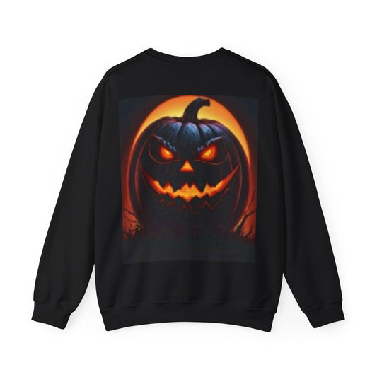 Pumpkin & Spider Unisex Heavy Blend Crewneck Sweatshirt Halloween