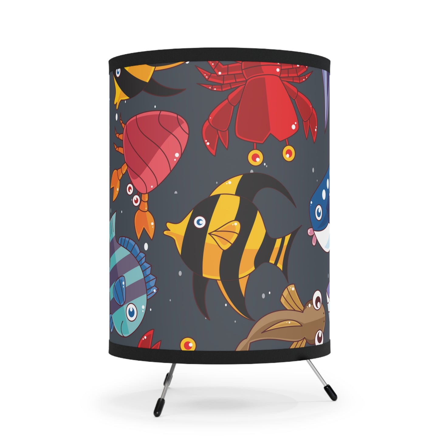 Tripod Lamp US\CA plug Ocean Animals