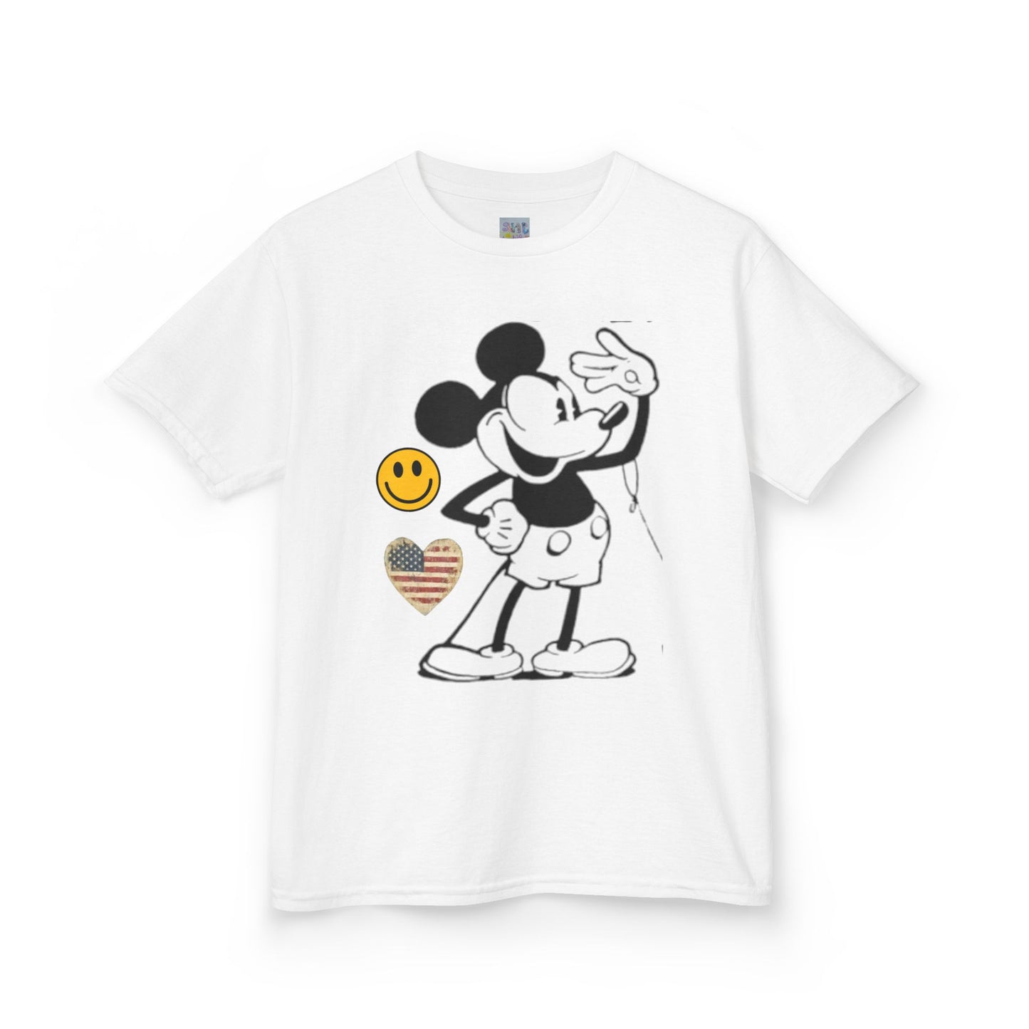 Vintage Mickey Mouse Toddler  & Youth T-shirt, Cute Kids Shirt, Disney Fan Gift, Toddler Spring Wear, Birthday Party Outfit, Childrens Cotton Tee