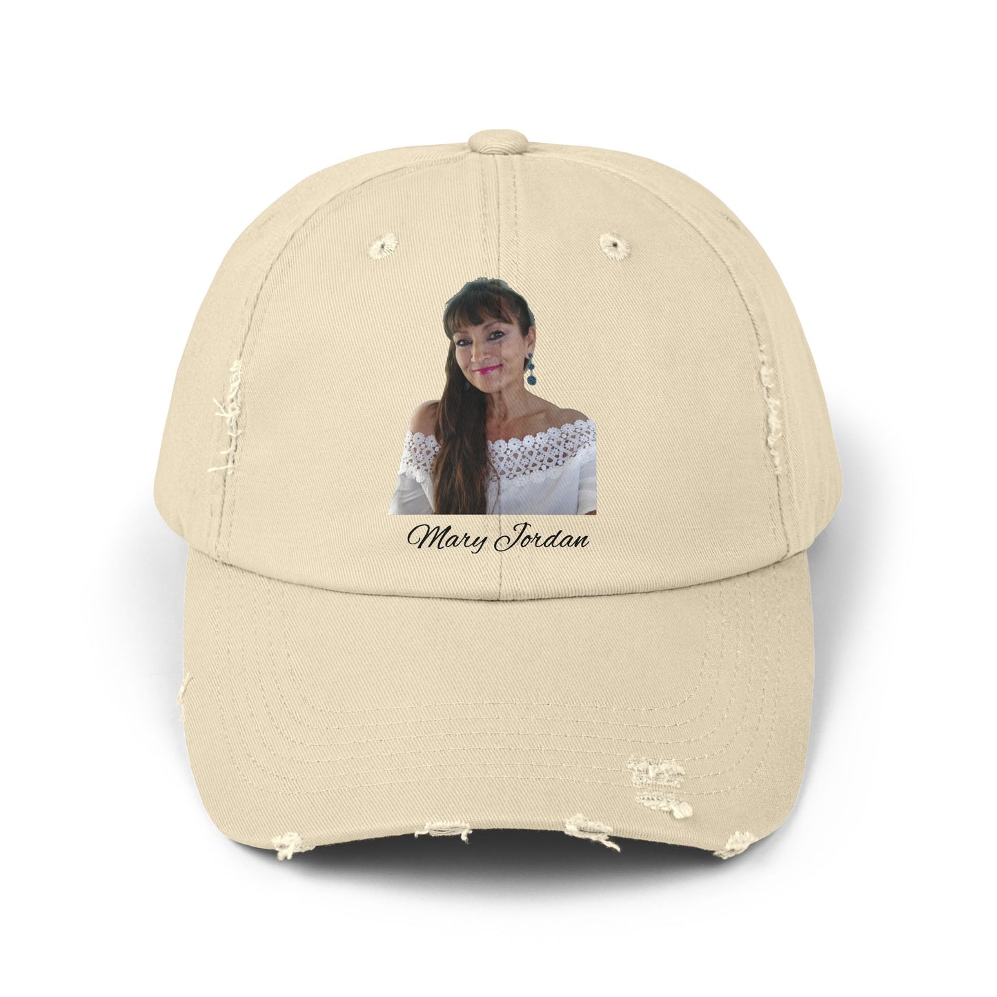 Distressed Cap with Mary Jordan's Picture Feeling Fabulous!